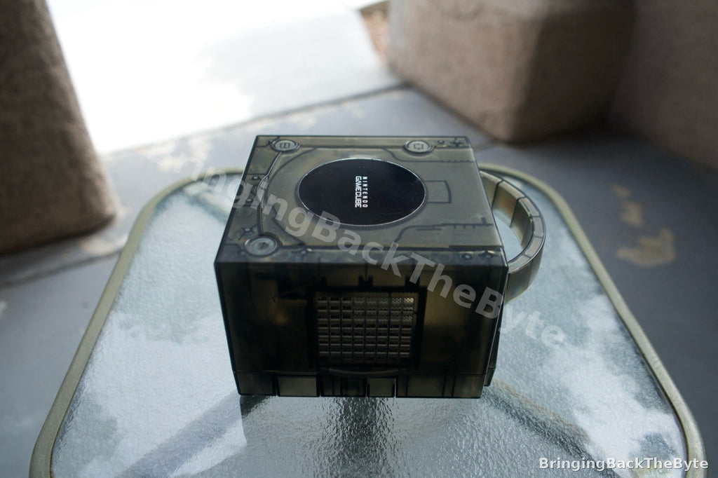 Nintendo GameCube Console–Smoke Black Clear Shell + RetroGEM HDMI + GCLoader ODE