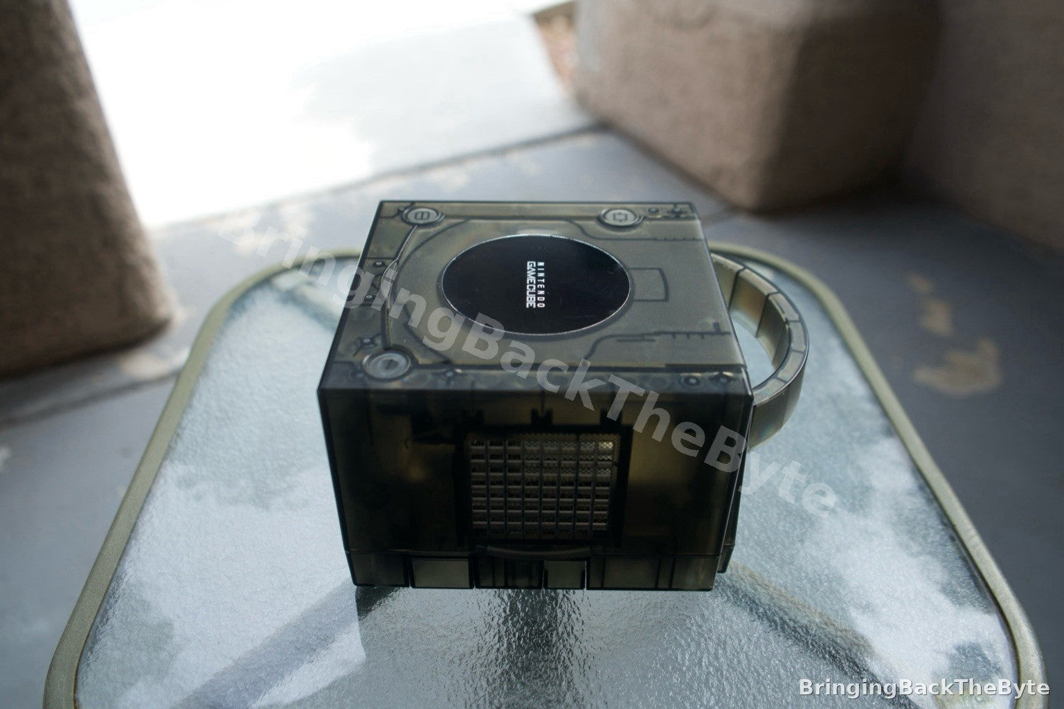 Nintendo GameCube Console–Smoke Black Clear Shell + RetroGEM HDMI + GCLoader ODE