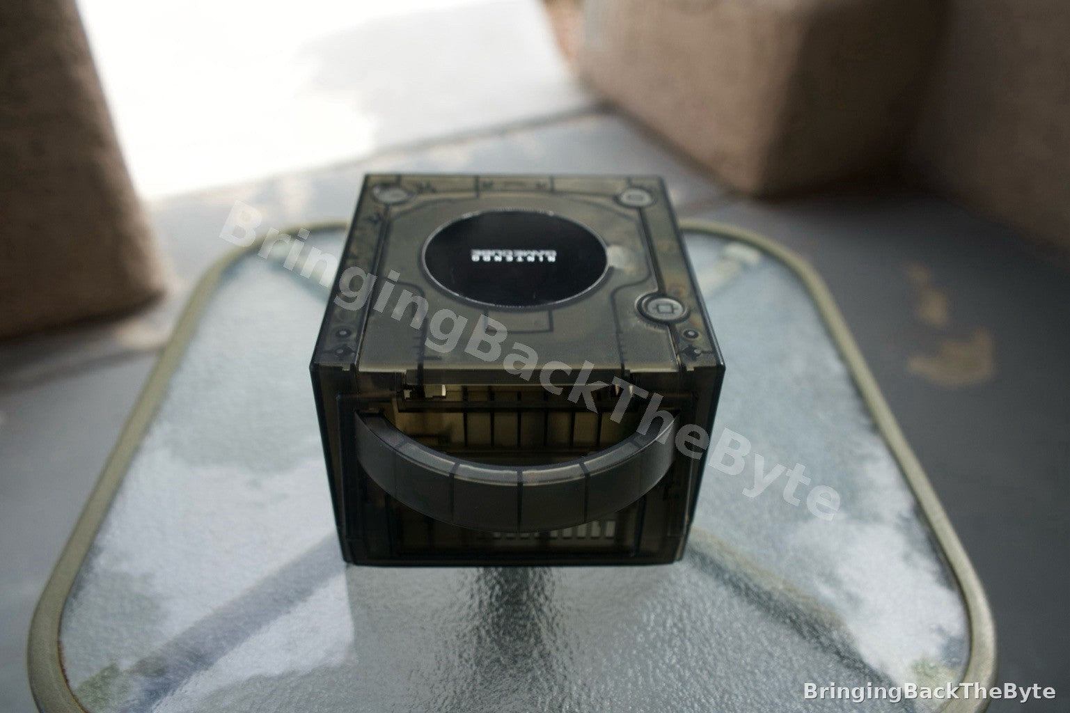 Nintendo GameCube Console–Smoke Black Clear Shell + RetroGEM HDMI + GCLoader ODE