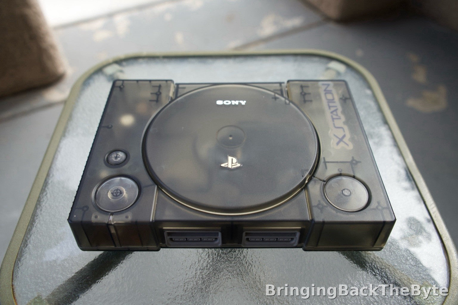 Smoked PS1 Console XStation ODE RetroGEM HDMI Recapped PSU + Board Tested