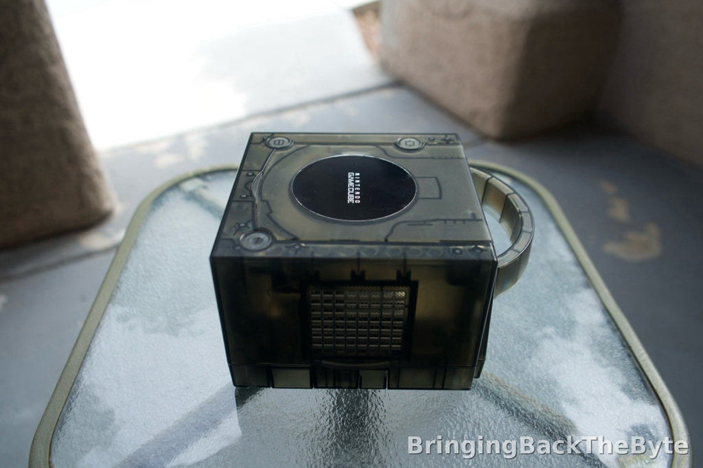 Nintendo GameCube Console–Smoke Black Clear Shell + RetroGEM HDMI + GCLoader ODE