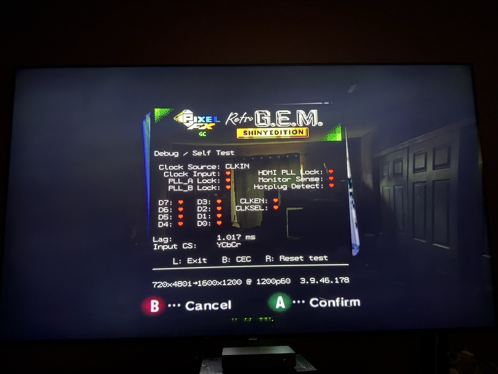 Nintendo GameCube Console–Smoke Black Clear Shell + RetroGEM HDMI + GCLoader ODE